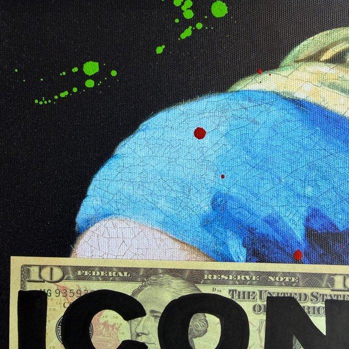 STRINK - GIRL WITH A PEARL, Antiquités & Art, Art | Peinture | Moderne