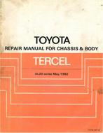 1982 TOYOTA TERCEL CHASSIS & CARROSSERIE WERKPLAATSHANDBOEK
