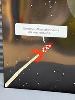 Émaillerie belge - Tintin - Plaque émaillée lune Tintin 1, Nieuw