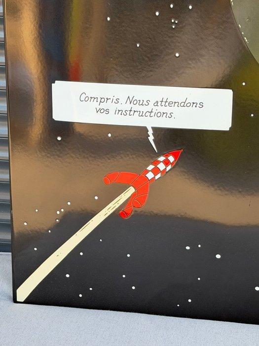 Émaillerie belge - Tintin - Plaque émaillée lune Tintin 1, Boeken, Strips | Comics