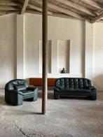 Knoll - Zitgroep - Leder - Sessel & 2-zits sofa set, Antiek en Kunst