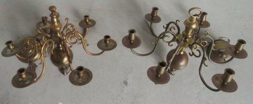 Kroonluchter (2) - Messing, Antiek en Kunst, Antiek | Overige Antiek