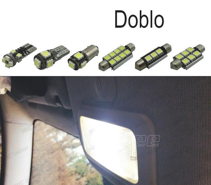 Kit 7 Ampoules Led Intérieur Pour Fiat Doblo 00-17, Autos : Pièces & Accessoires, Éclairage, Envoi
