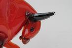 Beeld, xxl bull in murano stijl - 29 cm - Glas