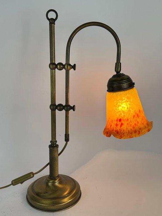 Tafellamp - Paté de verre glas, Antiek en Kunst, Curiosa en Brocante