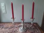 Kandelaar - Verzilverd - Britse candelabrum 1950 - Sheffield, Antiek en Kunst
