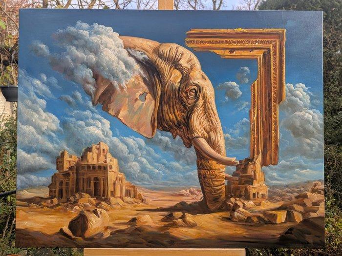 Wilhem von Kalisz - The Eternal Return of the Dreamer (XL, Antiek en Kunst, Kunst | Schilderijen | Modern