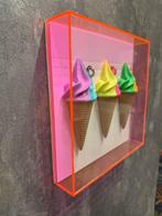 KIRAS - 3 FLAVORS ice cream, Antiek en Kunst, Kunst | Schilderijen | Modern