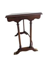 Bijzettafel - Hout, Messing - Geometrische marqueterie