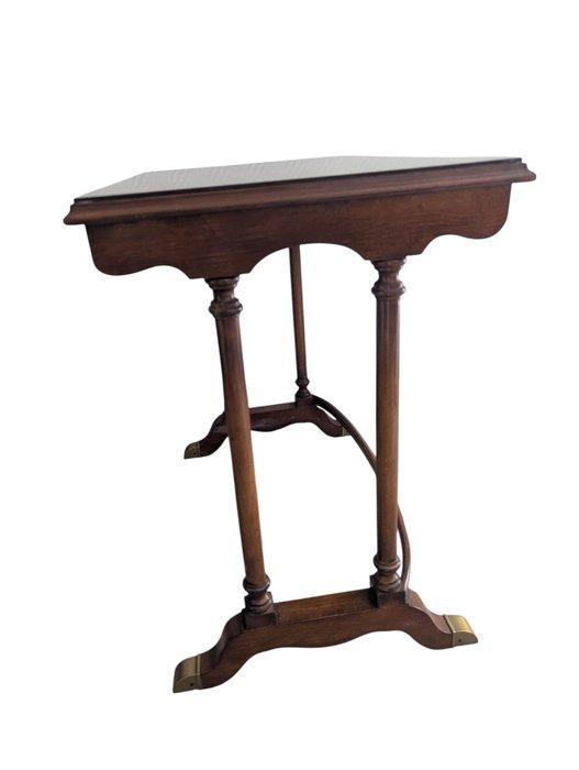 Bijzettafel - Hout, Messing - Geometrische marqueterie, Antiek en Kunst, Curiosa en Brocante