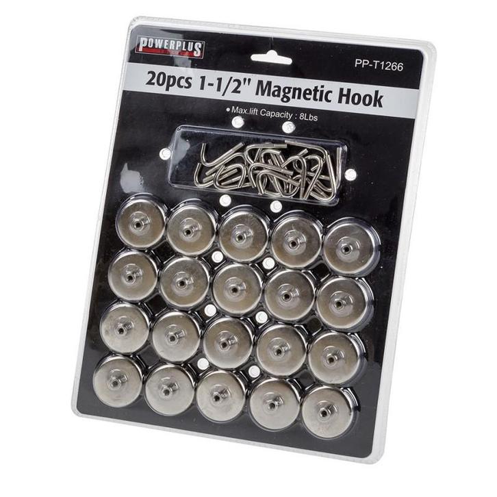 Set van 20 magnetische haken, Doe-het-zelf en Bouw, Werkbanken, Ophalen of Verzenden