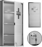 Hangkast badkamer - Medicijnkastje - Wandkast - Zilver - Jag, Huis en Inrichting, Verzenden, Nieuw