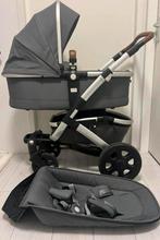 Joolz Geo 2 Gorgeous Grey kinderwagen 3-in-1 Compleet Set, Kinderen en Baby's, Kinderwagens en Combinaties, Verstelbare duwstang