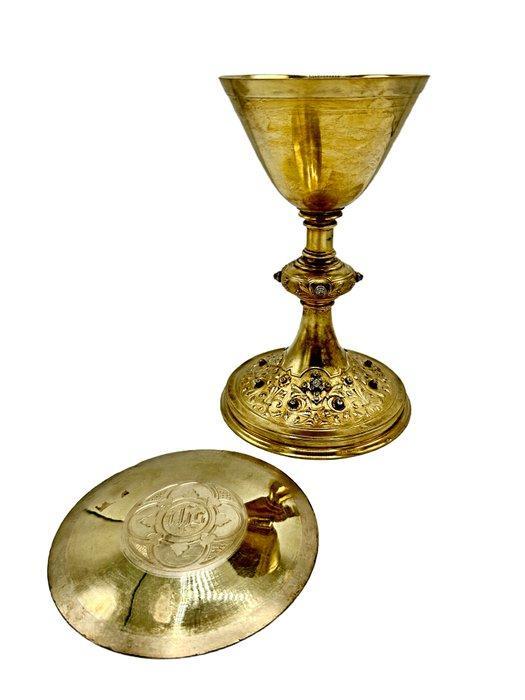 Kelk (2) - Zilver - Natuurlijke diamanten, Antiek en Kunst, Kunst | Niet-Westerse kunst
