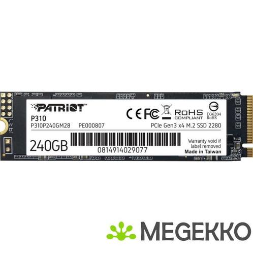 Patriot Memory P310 M.2 240GB M.2 SSD, Computers en Software, Harde schijven, Nieuw, Verzenden