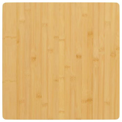 vidaXL Tafelblad 50x50x4 cm bamboe, Huis en Inrichting, Tafelonderdelen, Nieuw, Verzenden