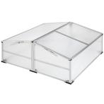 Aluminium kweekbak met afsluitbaar dak - 102 x 102 x 41 / 31, Tuin en Terras, Bloembakken en Plantenbakken, Nieuw, Verzenden