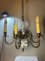 Lampe - Authentique Delft avec des détails en porcelaine -, Antiek en Kunst