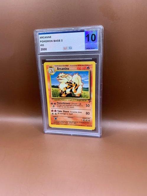 WOTC Pokémon - 1 Graded card - Arcanine #33 - Vintage - Base, Hobby & Loisirs créatifs, Jeux de cartes à collectionner | Pokémon