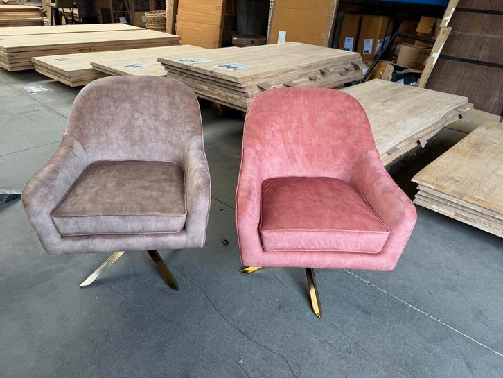 Angel fauteuil draaiend  (nieuw, outlet), Huis en Inrichting, Fauteuils, Nieuw, Metaal, Stof