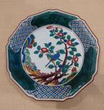Kutani () - Kutani Porcelain Plate with Birds and Flowers