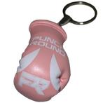 PunchR™ Punch Round Bokshandschoen Sleutelhanger Roze Wit, Sport en Fitness, Boksen, Nieuw, Overige, Verzenden