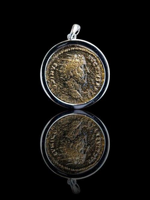 Oud-Romeins, Keizerrijk Brons Munthanger - Dupondius, Antiek en Kunst, Antiek | Overige Antiek