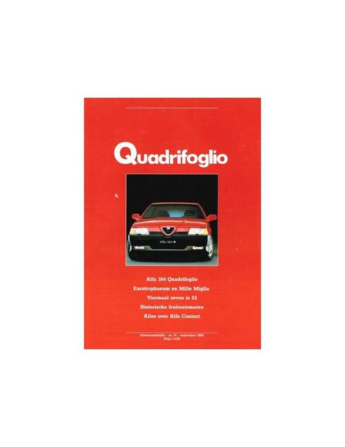 1990 ALFA ROMEO QUADRIFOGLIO MAGAZINE 31 NEDERLANDS, Livres, Autos | Brochures & Magazines, Enlèvement ou Envoi