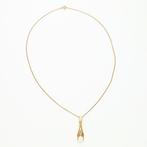 Ketting met hanger - 14 karaat Geel goud - Zoetwater parel