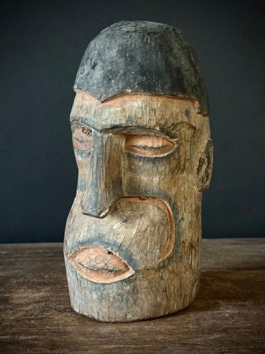 Sculptuur - 22,5 cm - Asmat - West-Papua (Nieuw Guinea), Antiquités & Art, Art | Art non-occidental