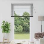 vidaXL Raamjaloezie met gordijnen Donkergrijs Aluminium, Huis en Inrichting, Stoffering | Gordijnen en Lamellen, Verzenden, Nieuw