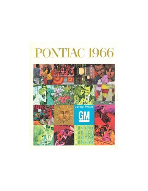 1966 PONTIAC PROGRAMMA BROCHURE ENGELS, Livres, Autos | Brochures & Magazines