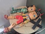 Set van 2 Houten Marionetten pinokkio & Peter Pan, Nieuw