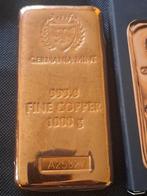 1 kilogram koper - .999 - Germania Mint. (Zonder, Timbres & Monnaies, Métaux nobles & Lingots