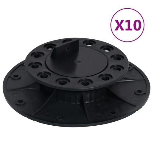vidaXL Terrasdragers verstelbaar 10 st 25-40 mm, Doe-het-zelf en Bouw, Vloerdelen en Plavuizen, Nieuw, Verzenden