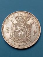 Belgique. Léopold II. 2 Francs 1867