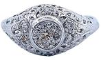 Sans Prix de Réserve - Bague - 9 carats Or blanc Diamant, Handtassen en Accessoires, Ringen, Nieuw