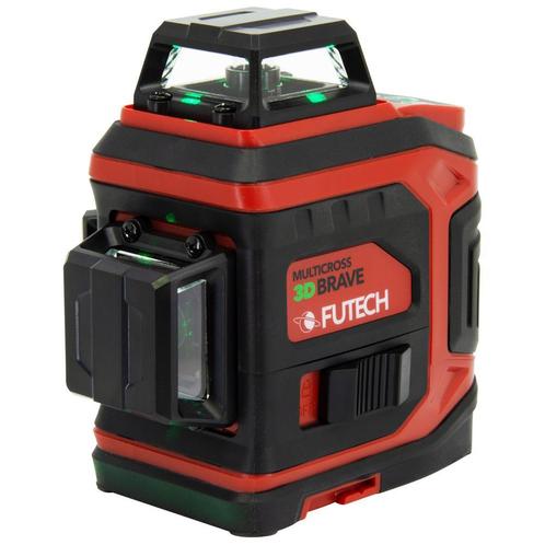 FUTECH MultiCross BRAVE | 3x360 Lijnlaser Groen | In koffer!, Doe-het-zelf en Bouw, Meetapparatuur, Nieuw, Verzenden