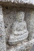 Stele van Amida Nyorai  (Amitbha) - Graniet - Japan -, Antiek en Kunst