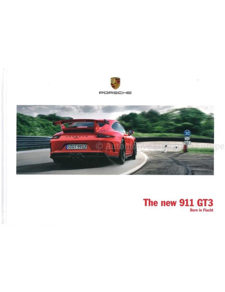 2018 PORSCHE 911 GT3 HARDCOVER BROCHURE KOREAANS, Boeken, Auto's | Folders en Tijdschriften, Ophalen of Verzenden