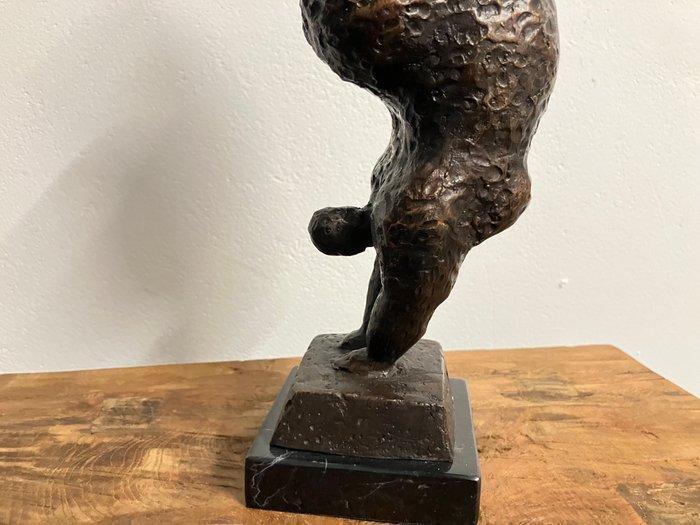 Beeldje - Dame ballerina in handstand - Gepatineerd brons, Antiquités & Art, Art | Objets design