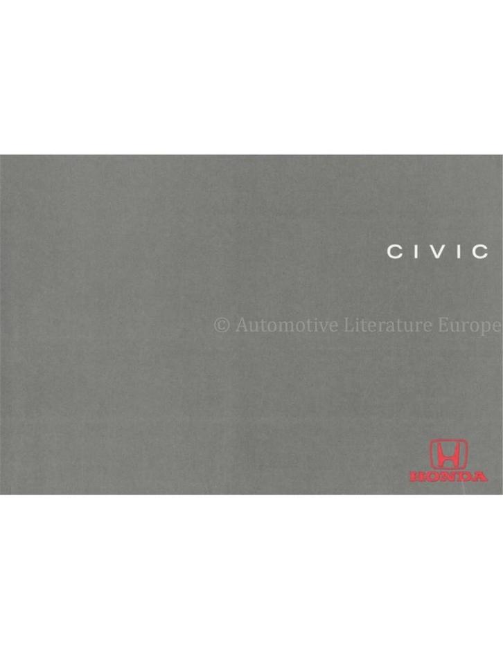 1998 HONDA CIVIC INSTRUCTIEBOEKJE FRANS, Auto diversen, Handleidingen en Instructieboekjes