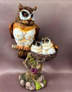 Div. fabr. - Beeldje, Uilen collectie - 26 cm - Hout,