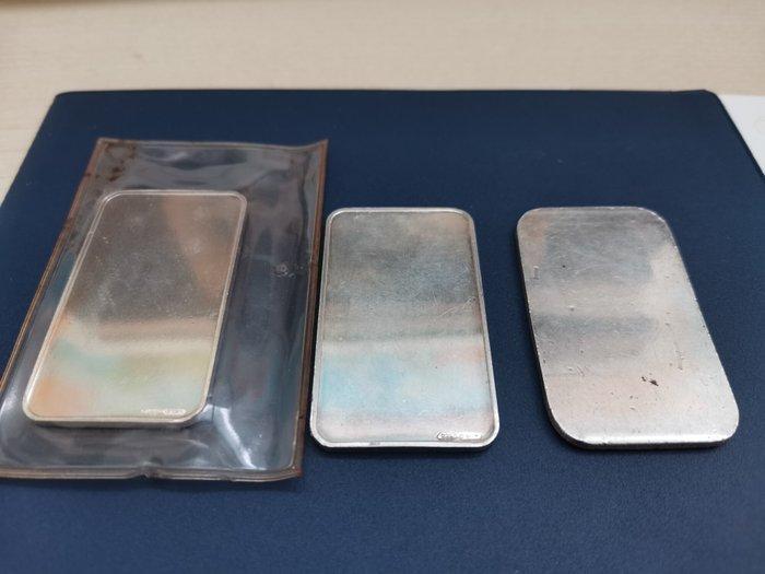 3 Troy Ounce - Zilver .999 - Mario Villa (Zonder, Postzegels en Munten, Edelmetalen en Baren