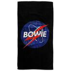 David Bowie Space Logo Badlaken Strandlaken 70x140cm -, Vacances, Vacances | Soleil & Plage