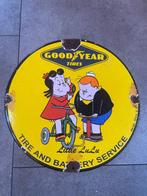 Goodyear tires - Assiette - Art déco - Émail