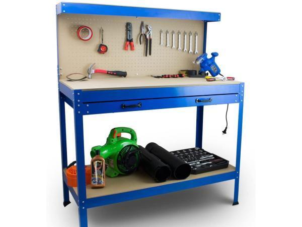 Veiling - Werktafel / werkbank - 115 x 55 x 140cm, Bricolage & Construction, Établis