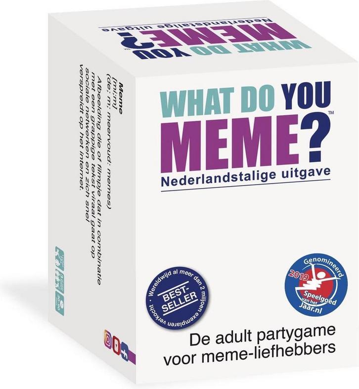 What do you Meme? Nederlandstalige uitgave - Party / Kaar..., Kinderen en Baby's, Speelgoed | Kinderpuzzels, Nieuw, Verzenden