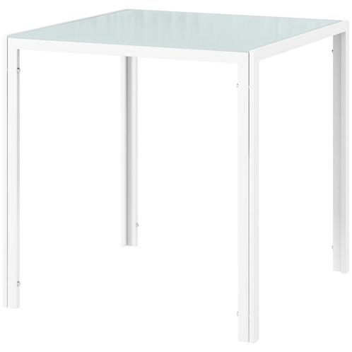 TRUUSK Vierkante Eettafel van Gehard Glas - Voor 4 Personen, Huis en Inrichting, Tafels | Eettafels, Verzenden