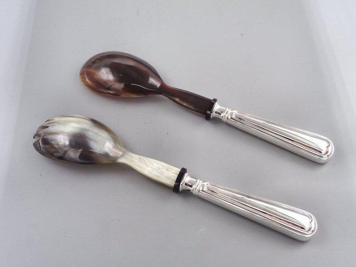 ZANOVELLO Argenteria - Bestekset (2) - .800 zilver - Voor, Antiek en Kunst, Antiek | Zilver en Goud